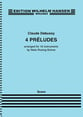 Four Preludes Study Scores sheet music cover